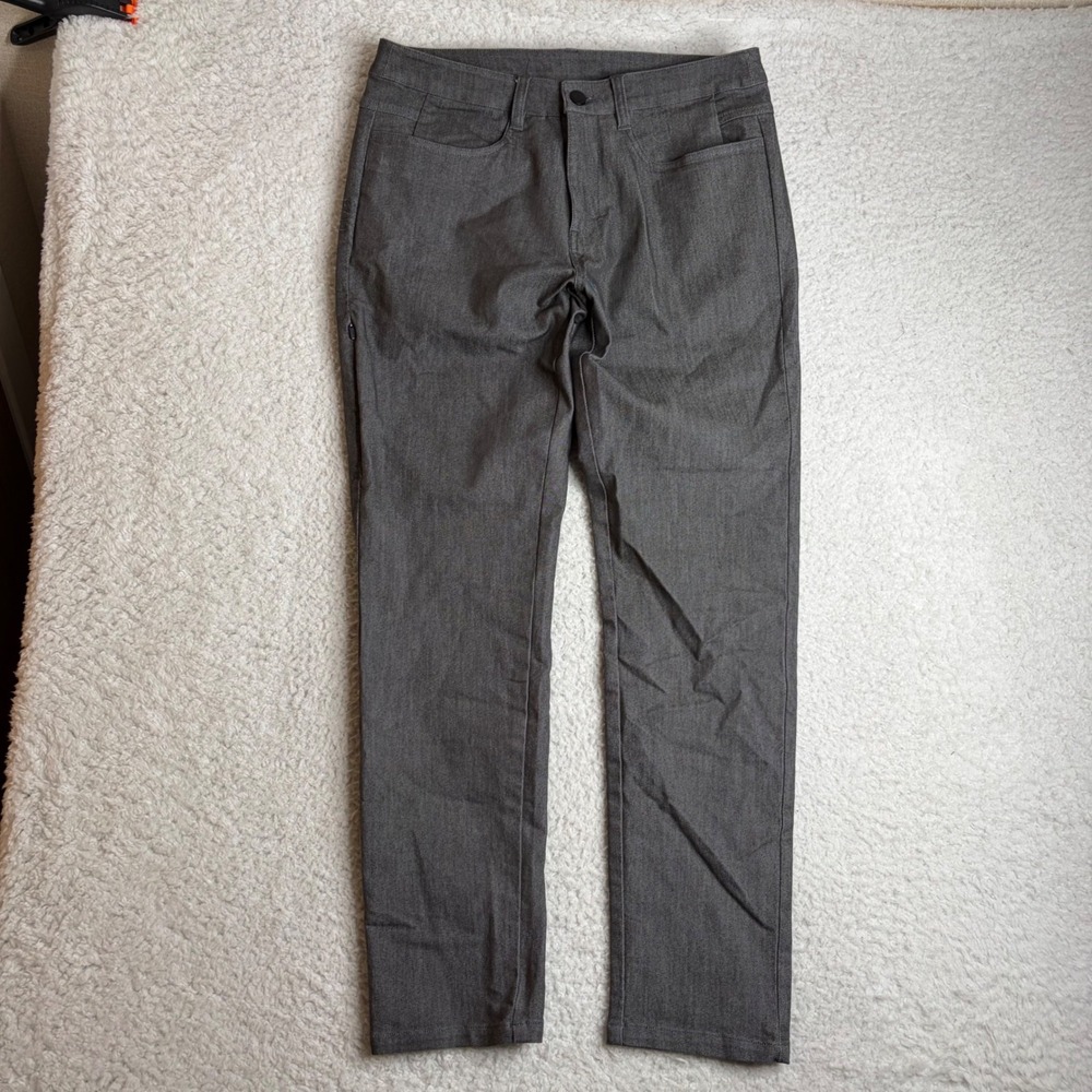 BYLT Premium Basics Everyday Pant 2 Mens 32 Charcoal Gray Performance Trousers